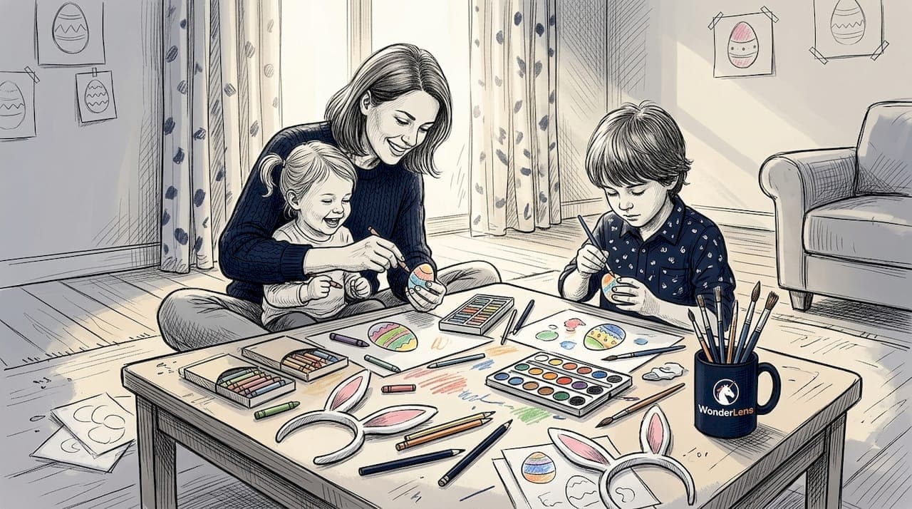 How to make magical Easter memories at home with kids