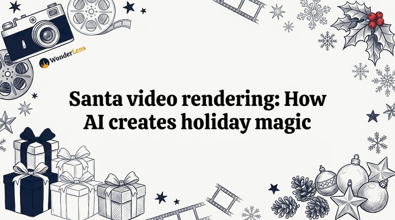 Santa video rendering: How AI creates holiday magic