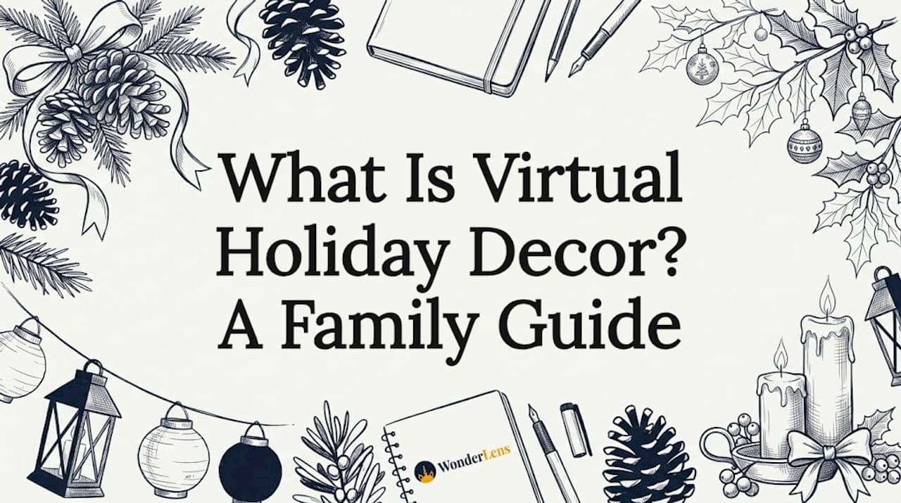 What Is Virtual Holiday Decor? A Family Guide