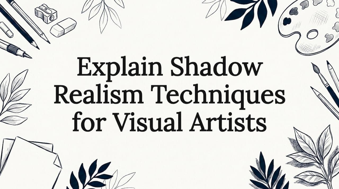 Explain Shadow Realism Techniques for Visual Artists