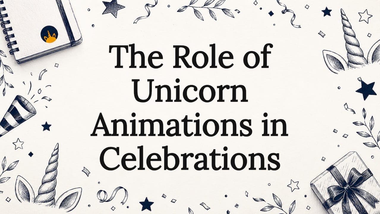 The Role of Unicorn Animations in Celebrations