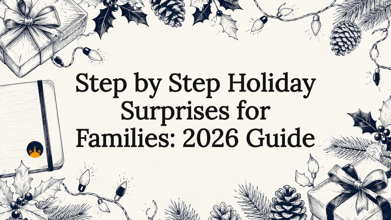 Step by Step Holiday Surprises for Families: 2026 Guide