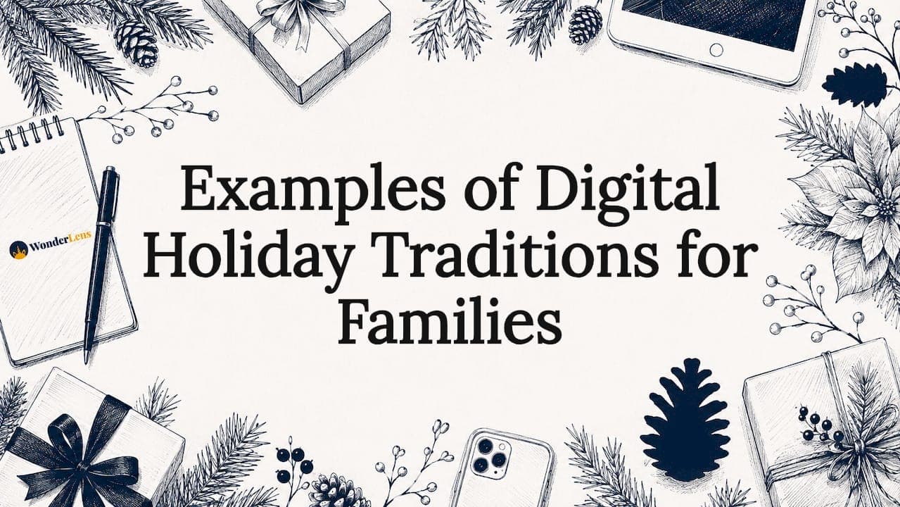 Examples of Digital Holiday Traditions for Families