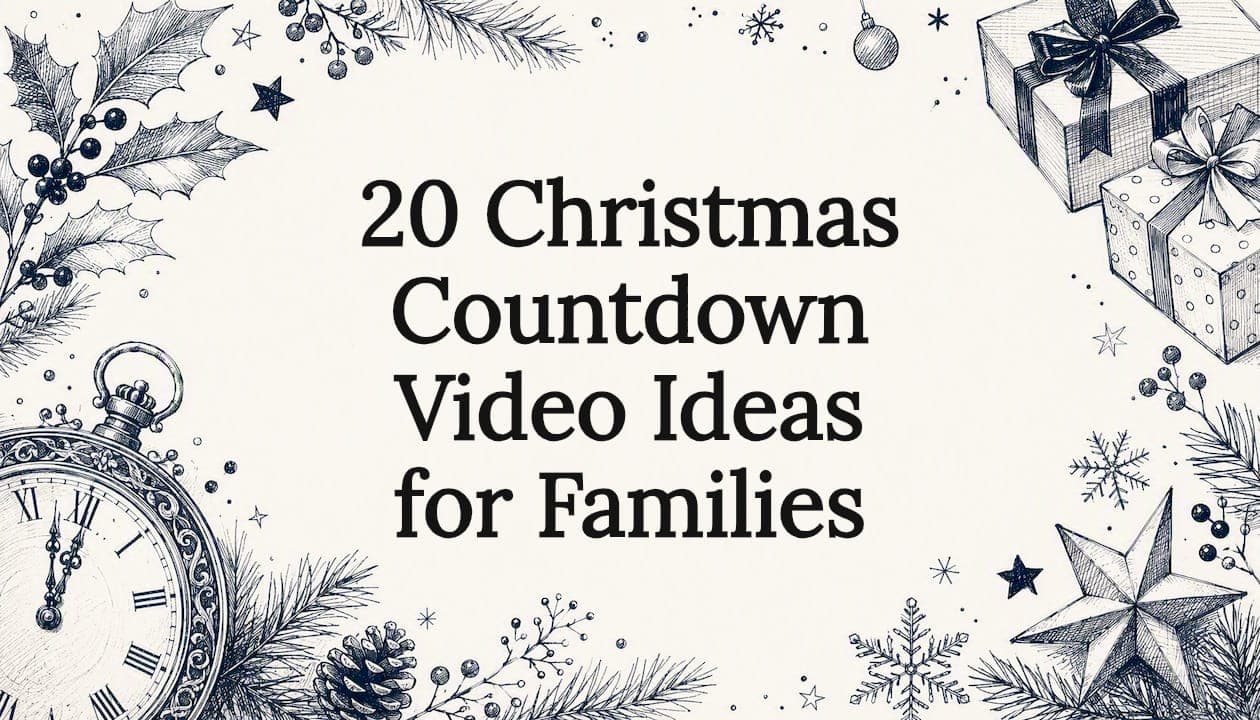 20 Christmas Countdown Video Ideas for Families