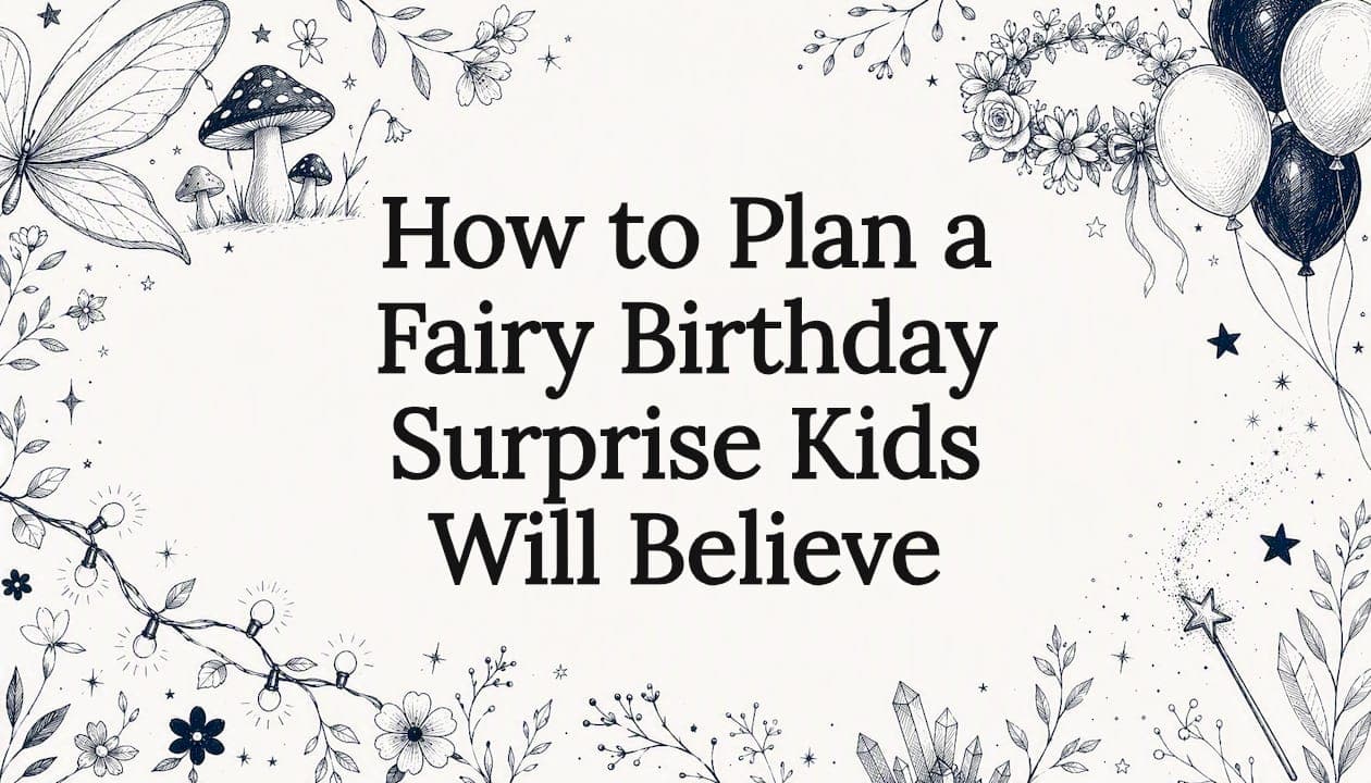 How to Plan a Fairy Birthday Surprise Kids Will Believe