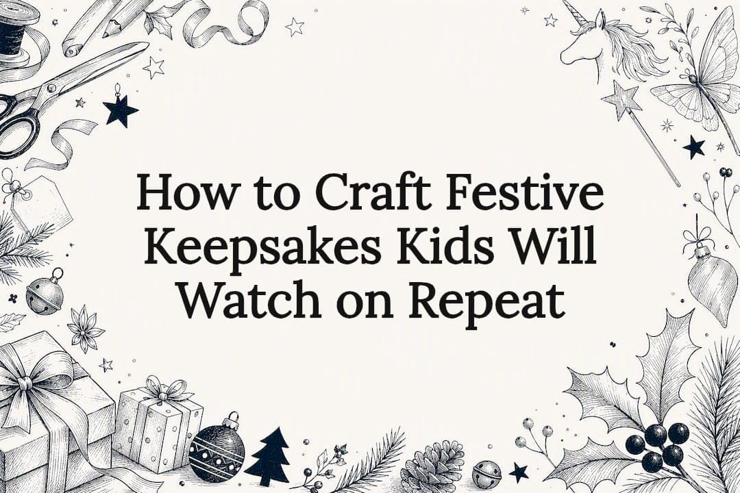 How to Craft Festive Keepsakes Kids Will Watch on Repeat