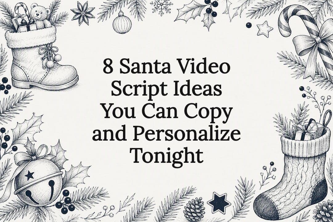 8 Santa Video Script Ideas You Can Copy and Personalize Tonight