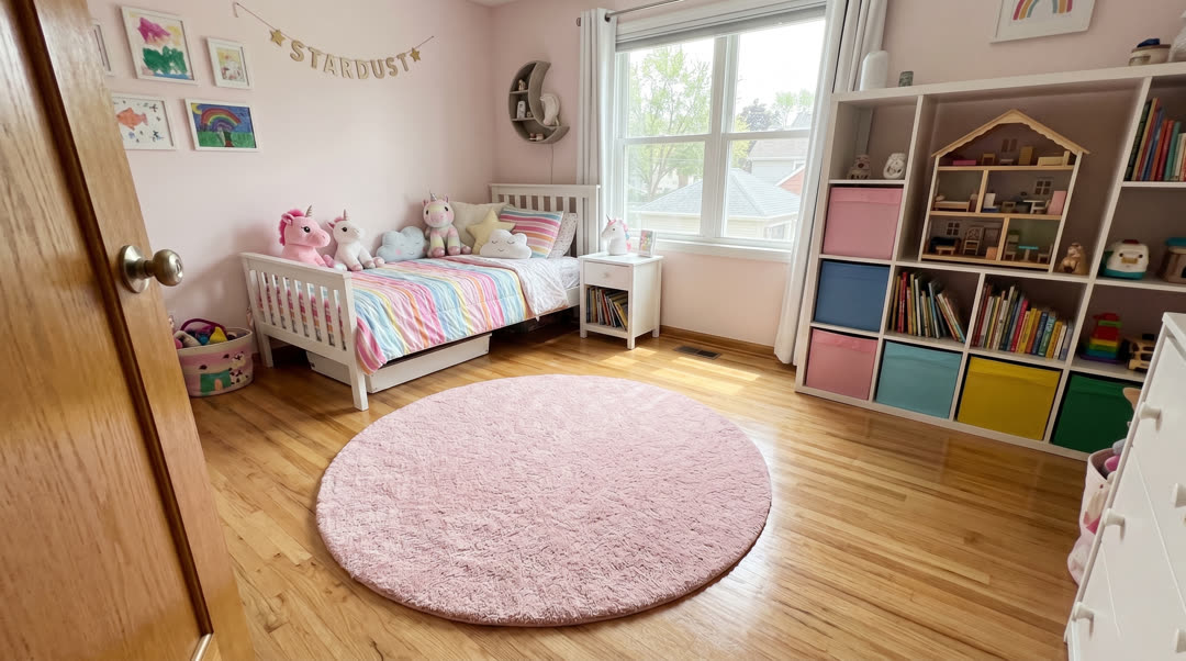 Mermaid before and after — real room transformed with AI