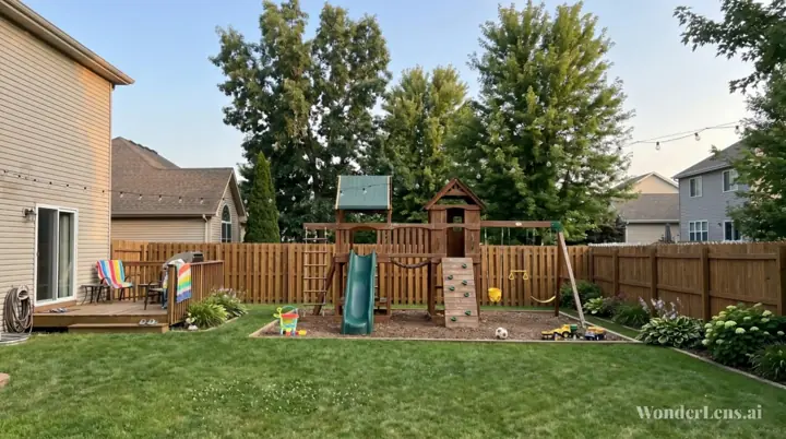 Superhero before and after — real backyard transformed with AI - after