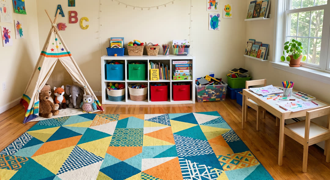 Teddy Bear before and after — real room transformed with AI